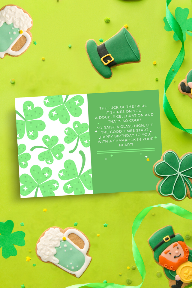 ST. PATRICK'S DAY GREEN HOLIBDAY™ Greeting Card